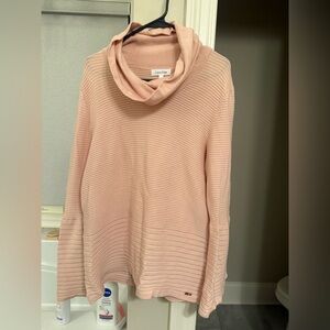 Calvin Klein Women's Blush Ribbed Sweater